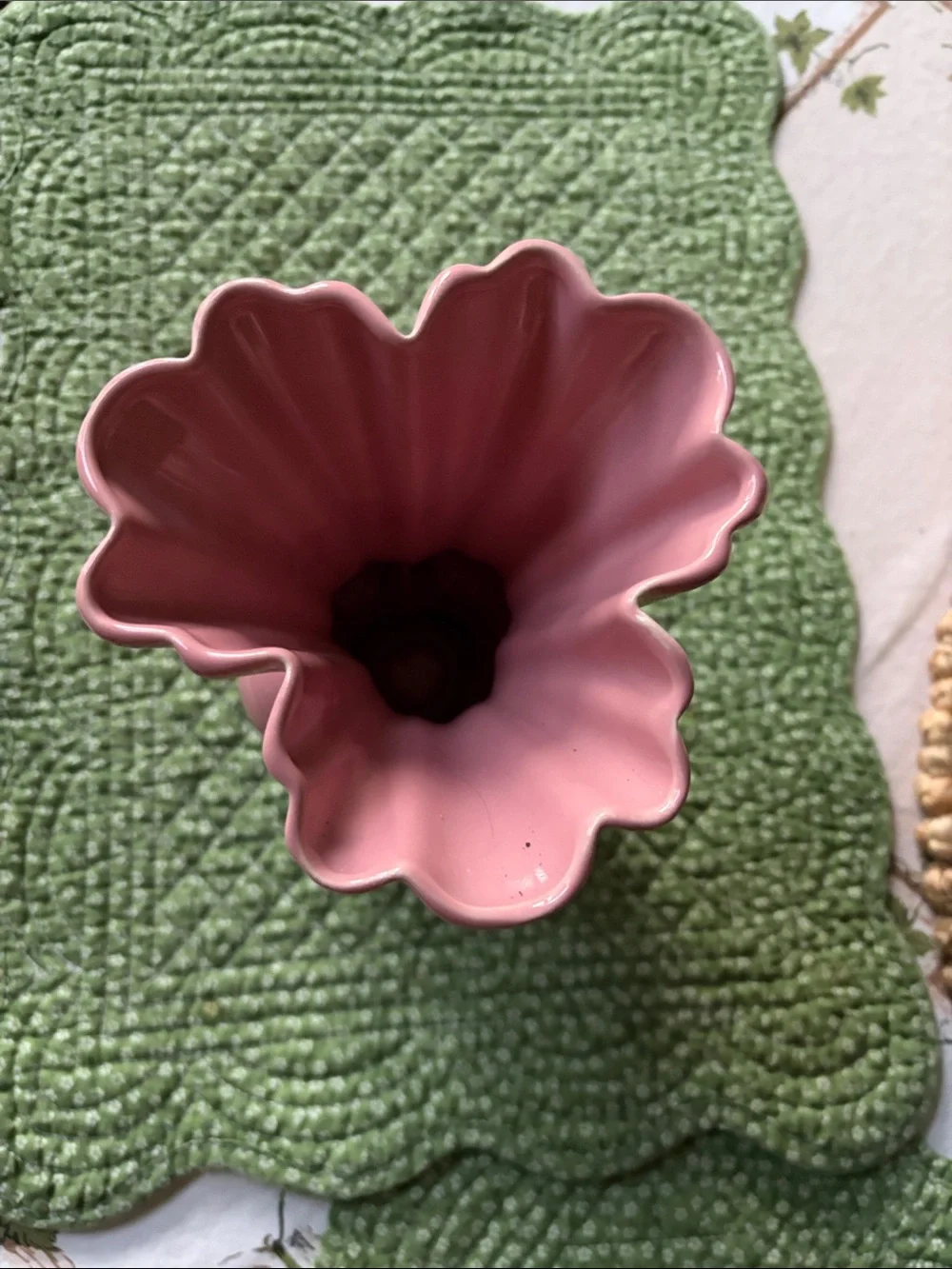 Pink Ceramic Bud Vase